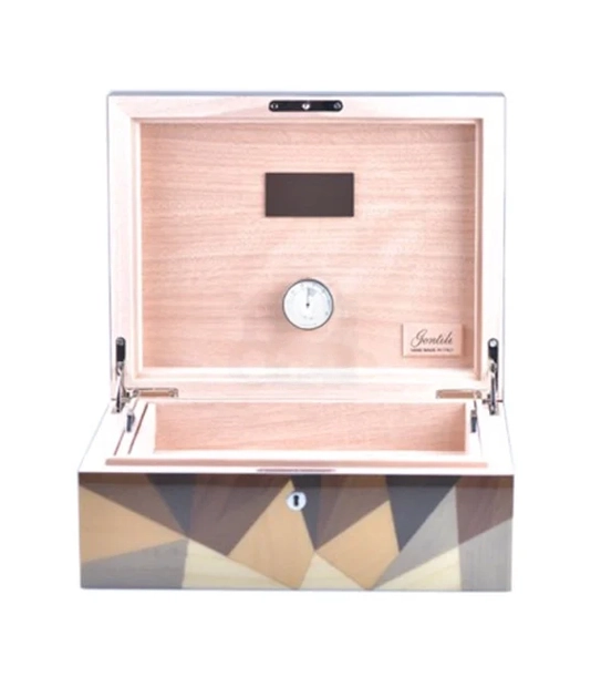 Gentili Triangles Brown Cigar Humidor